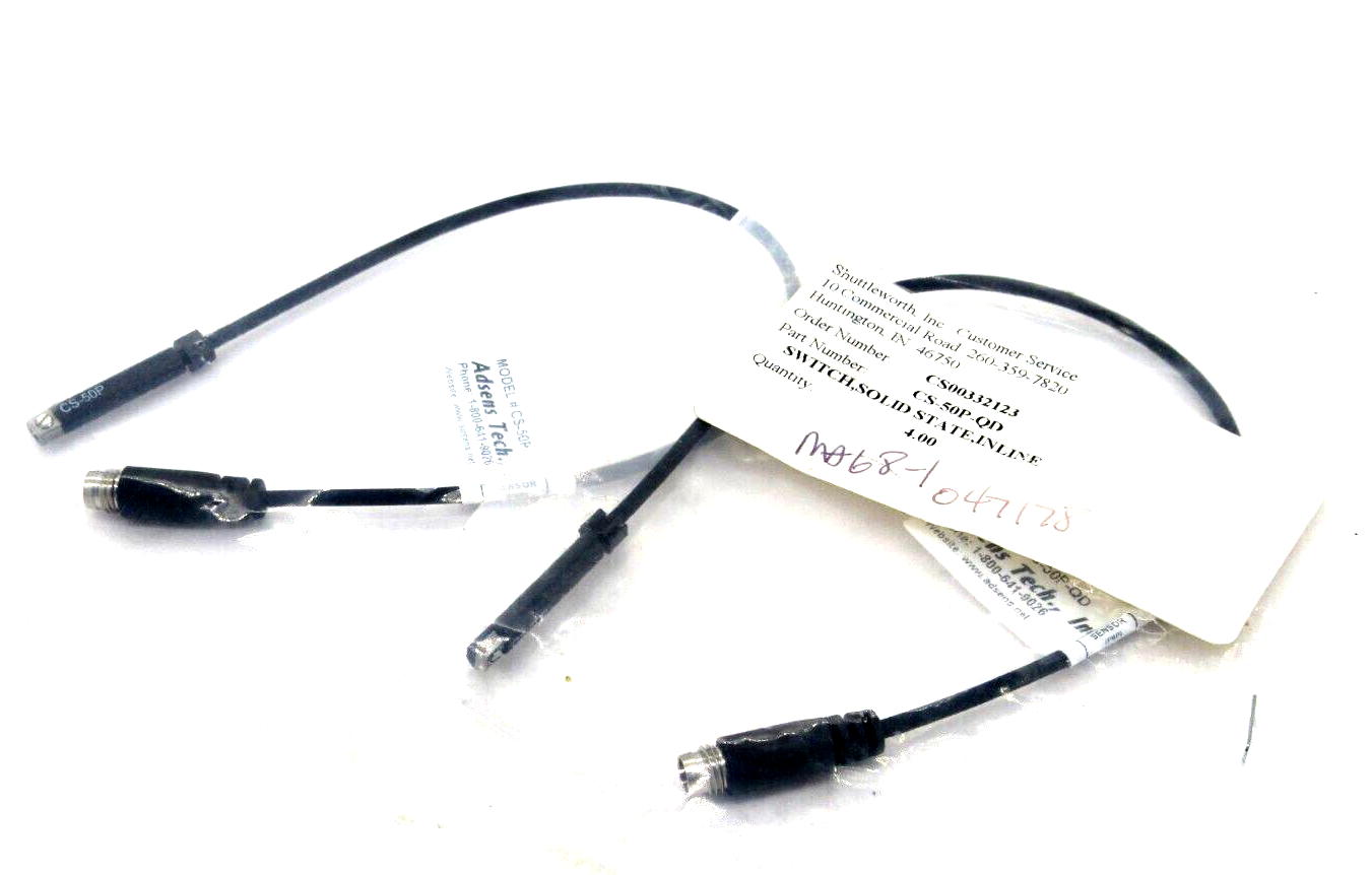 NEW LOT OF 2 ADSENS TECH CS-50P-QD CABLE CS50PQD - Image 3