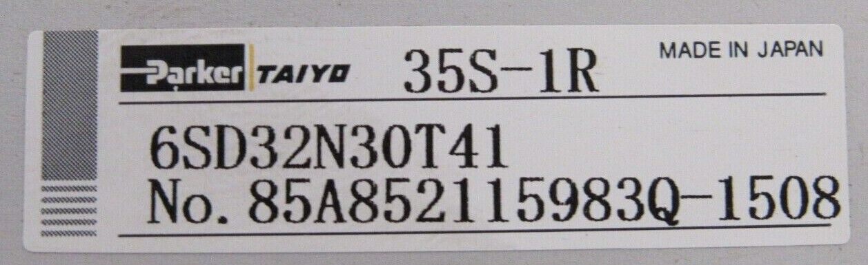 NEW PARKER 35S-1R CYLINDER W/ TAIYO WS235-1 SENSOR 35S1R-6SD32N30T41 129351 - Image 5
