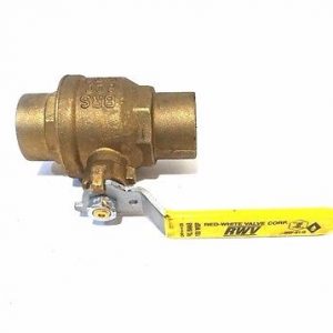 NEW RED WHITE VALVE CORP. 5549AB BALL VALVE 1-1/2"