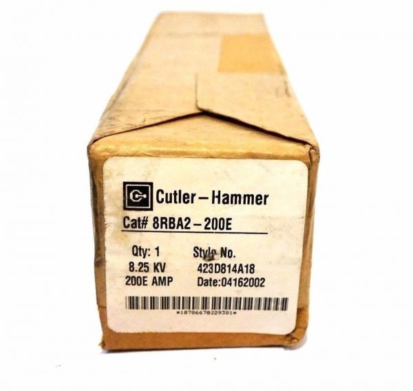 NEW SEALED CUTLER HAMMER 8RBA2-200E FUSE REFILL 8RBA2200E