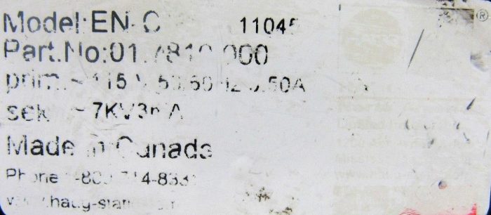 USED HAUG 01-7810-000 STATIC CONTROL EN-C 017810000 - Image 5