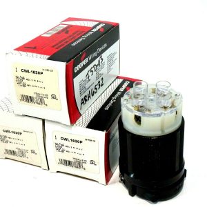 3 NEW COOPER CWL1630P PLUGS