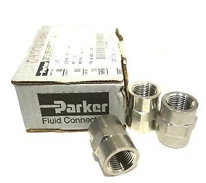 3 NEW PARKER 1/2 GG-SS COUPLINGS 12GGSS