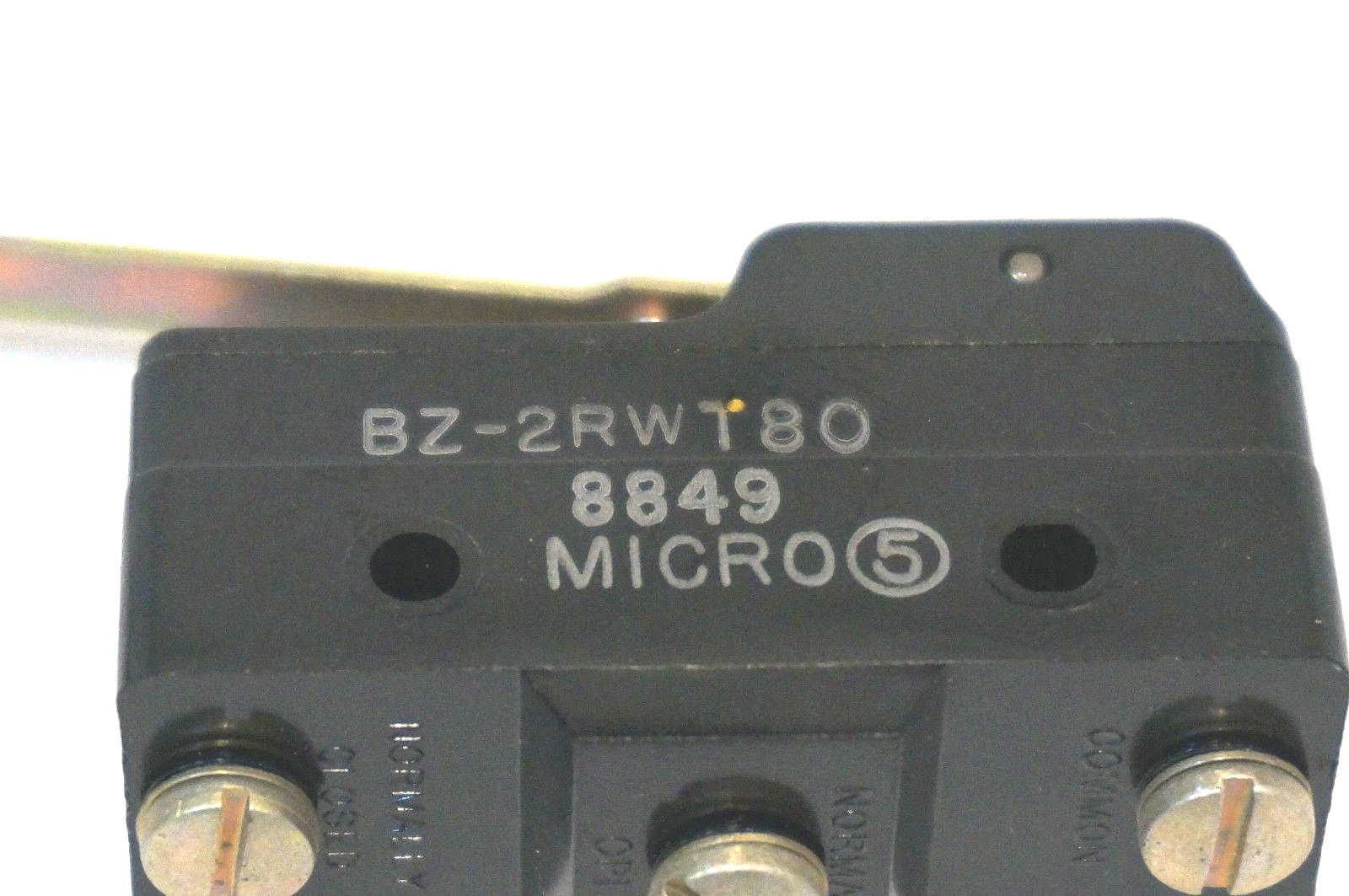 6 NEW MICROSWITCH BZ-2RWT80 STRAIGHT LEVER MICRO SWITCH BZ2RWT80 - Image 3