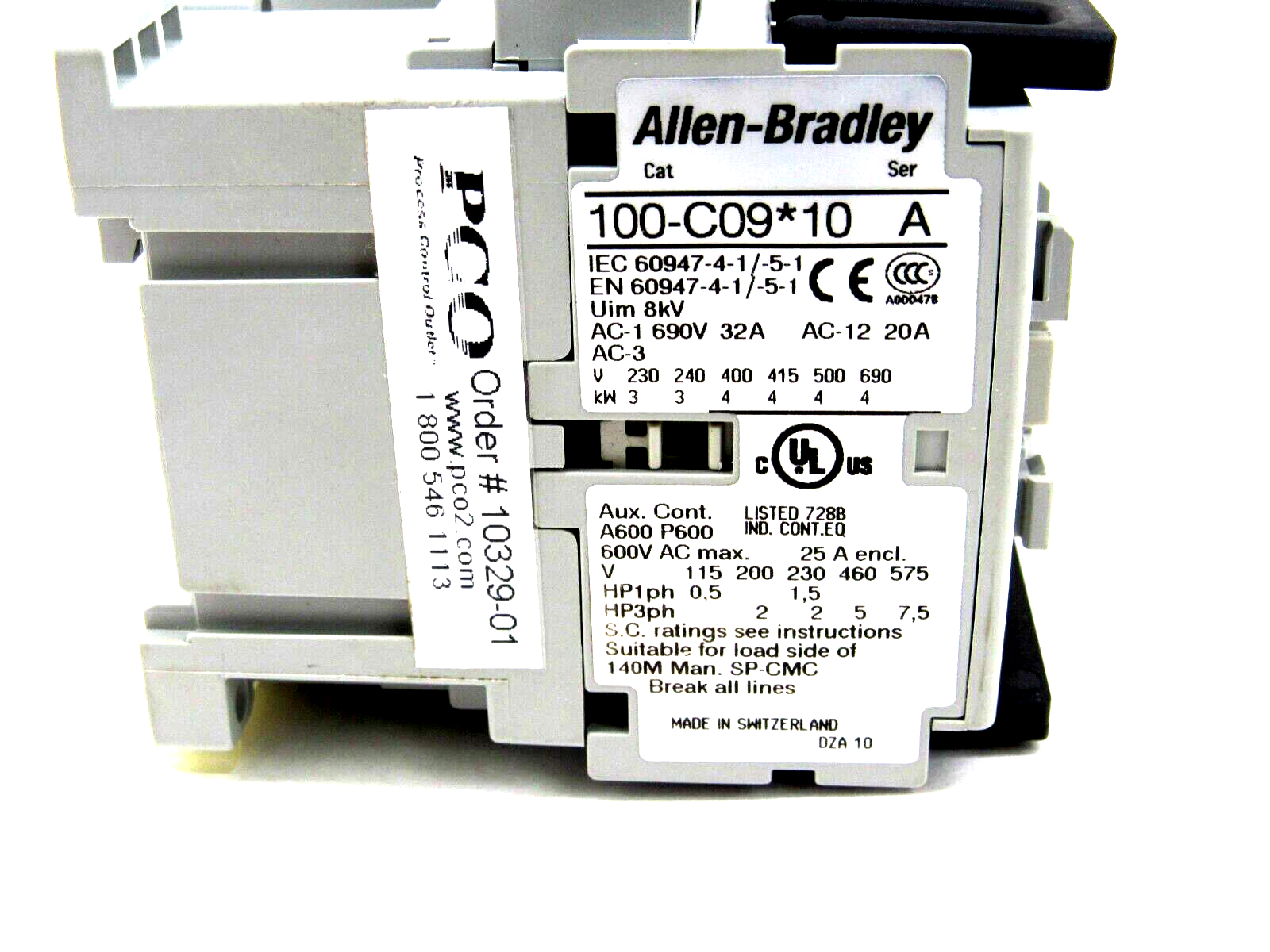 ALLEN BRADLEY 104-C09D22 REVERSING CONTACTOR SERIES A 100-C09I0 NEW, SURPLUS - Image 4
