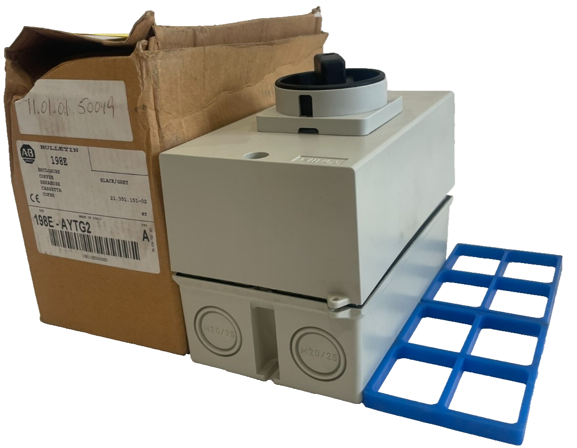 ALLEN BRADLEY 198E-AYTG2 ENCLOSURE BOX SER. A 198EAYTG2 NEW, SURPLUS