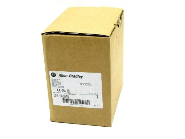 NEW ALLEN BRADLEY 100-C60D10 CONTACTOR SERIES B 100C60D10