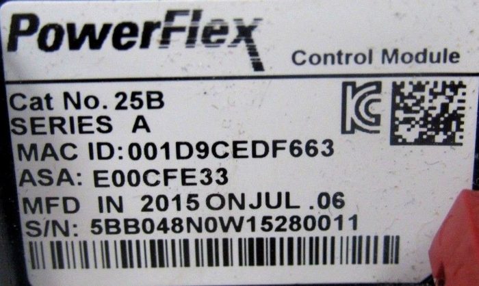 NEW ALLEN BRADLEY 25B POWERFLEX 525 CONTROL MODULE - Image 5