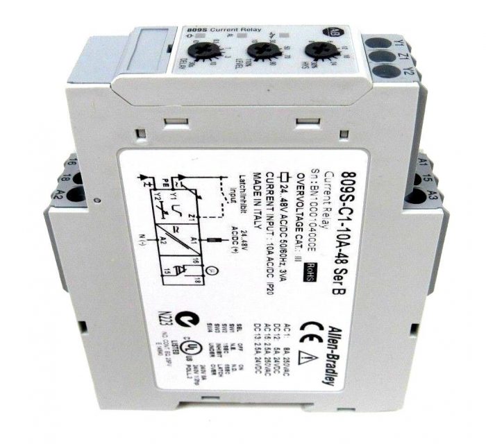 NEW ALLEN BRADLEY 809S-C1-10A-48 CURRENT RELAY SER B 65463 809SC110A48 - Image 5