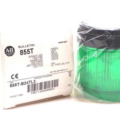 NEW ALLEN BRADLEY 855T-B24TL3 STEADY LED STACK LIGHT SER.C 855TB24TL3