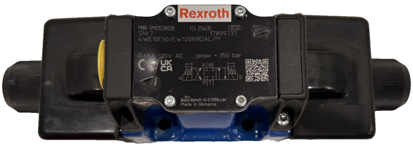 NEW BOSCH REXROTH 4WE10E50/EW120N9DAL/M R901530018 VALVE 4WE10E50EW120N9DALM - Image 5