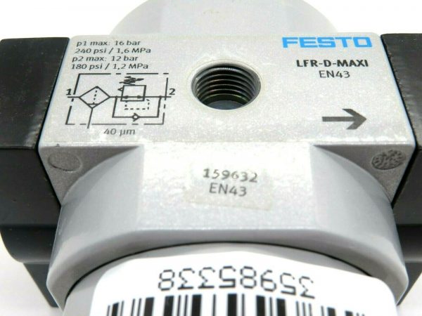 NEW FESTO LFR-D-MAXI FILTER REGULATOR 159632 LFRDMAXI - Image 6