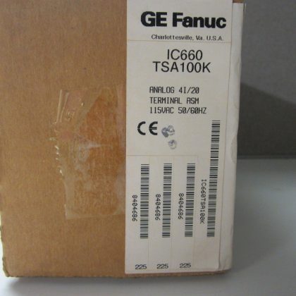 NEW GE FANUC IC660TSA100K TERMINAL ASSEMBLY FACTORY SEALED