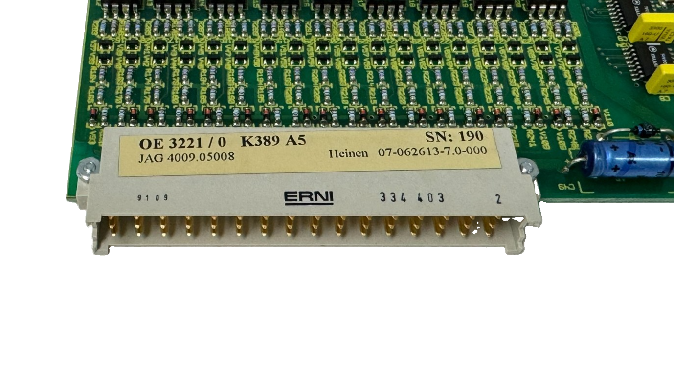 NEW HEINEN 07-062613-7.0-000 CONTROL CARD OE-3221/0 K389 A5 JAG 4009.05008 - Image 4