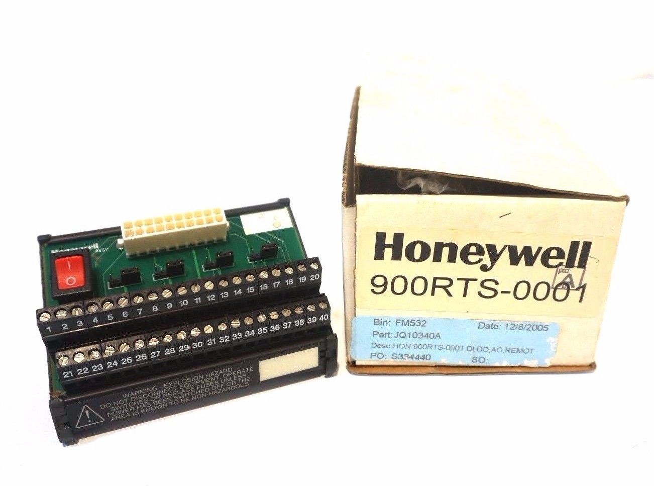 NEW HONEYWELL 900RTS-0001 REMOTE TERMINAL PANEL 900RTS0001 - SB ...