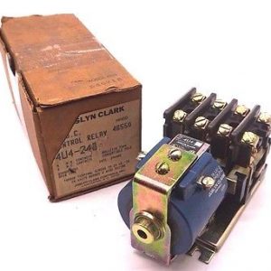 NEW JOSLYN CLARK 4U4-240 CONTROL RELAY 4U4240
