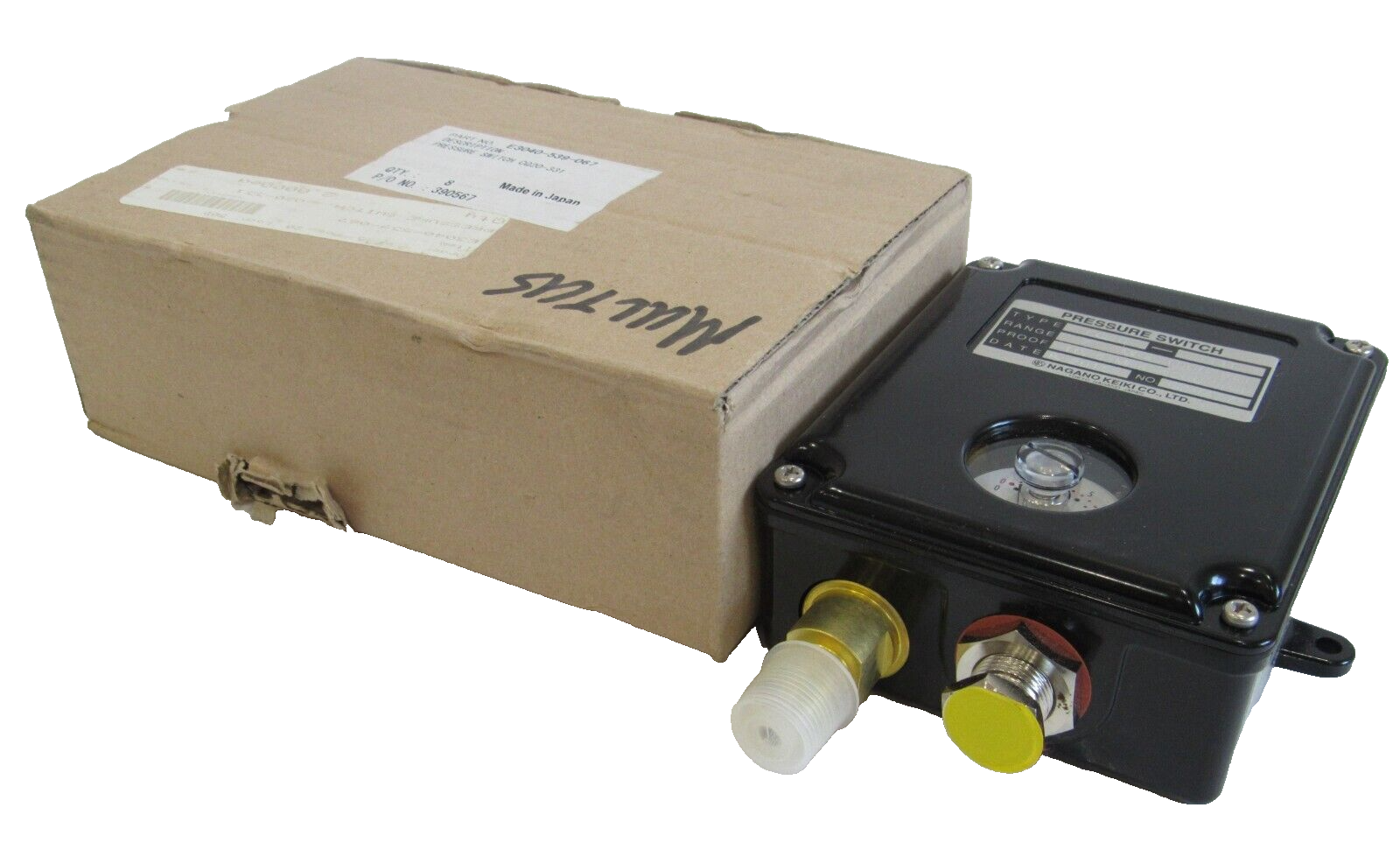NEW NAGANO KEIKI CQ20-331 PRESSURE SWITCH CQ20331