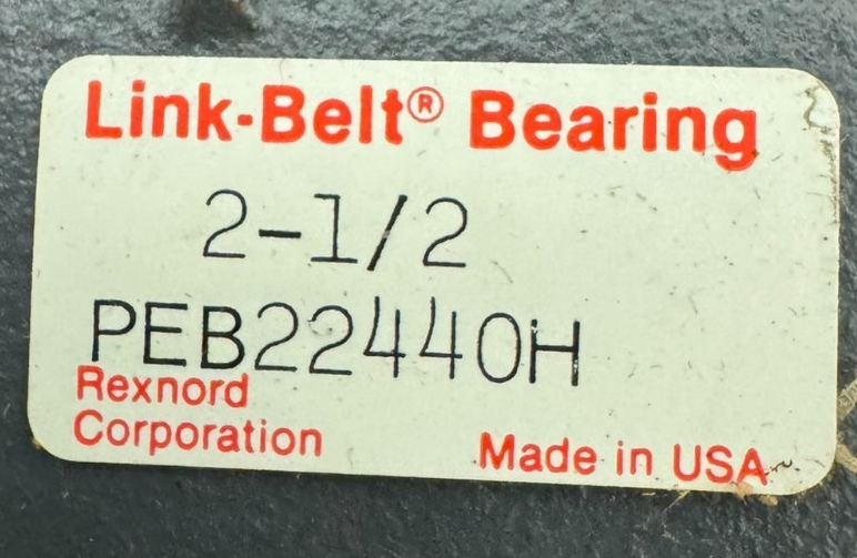 NEW REXNORD LINK-BELT PEB22440H PILLOW BLOCK BEARING 2-1/2" - Image 4