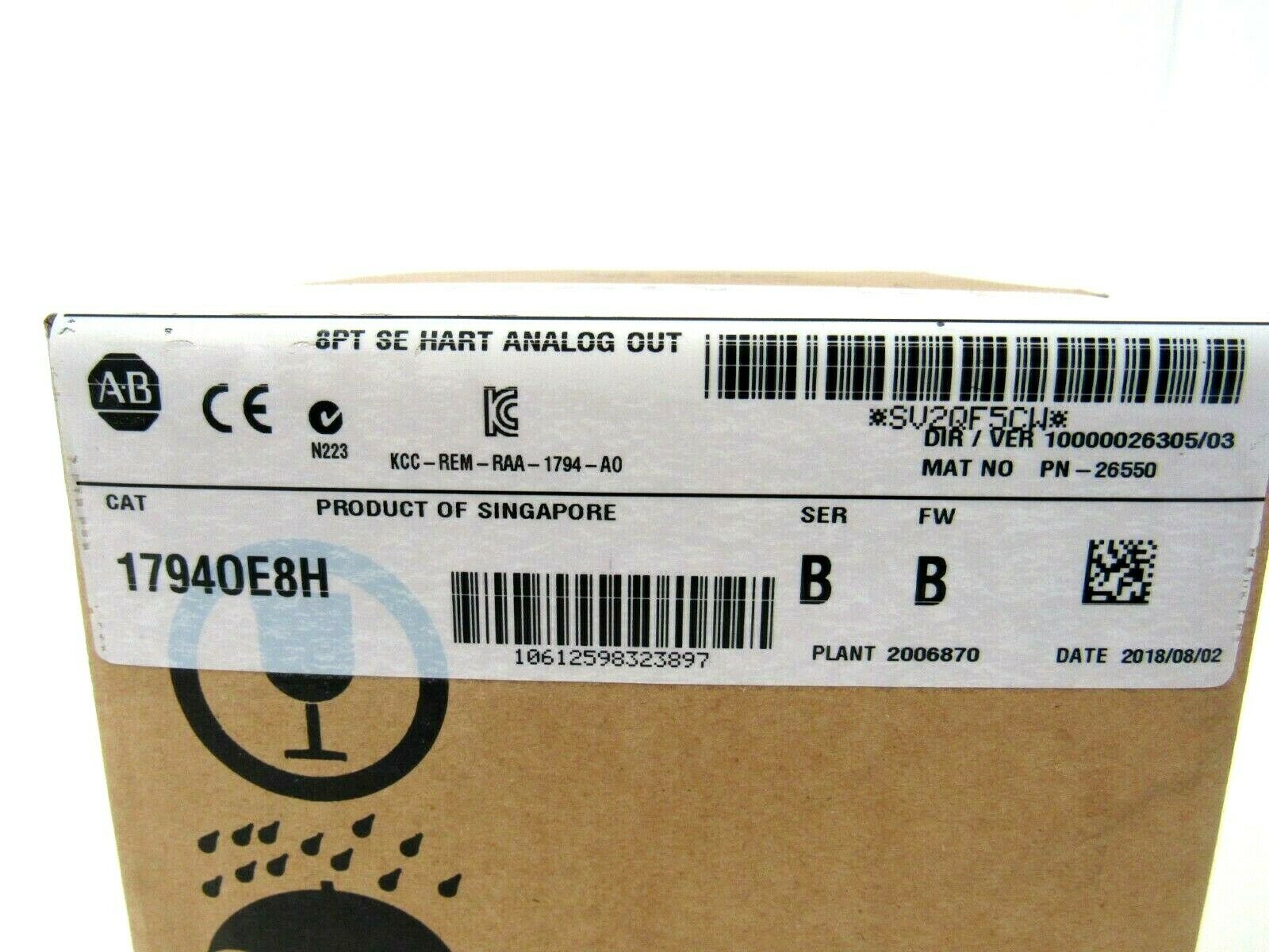 NEW SEALED ALLEN BRADLEY 1794-OE8H OUTPUT MODULE SER.B 1794-0E8H - Image 3