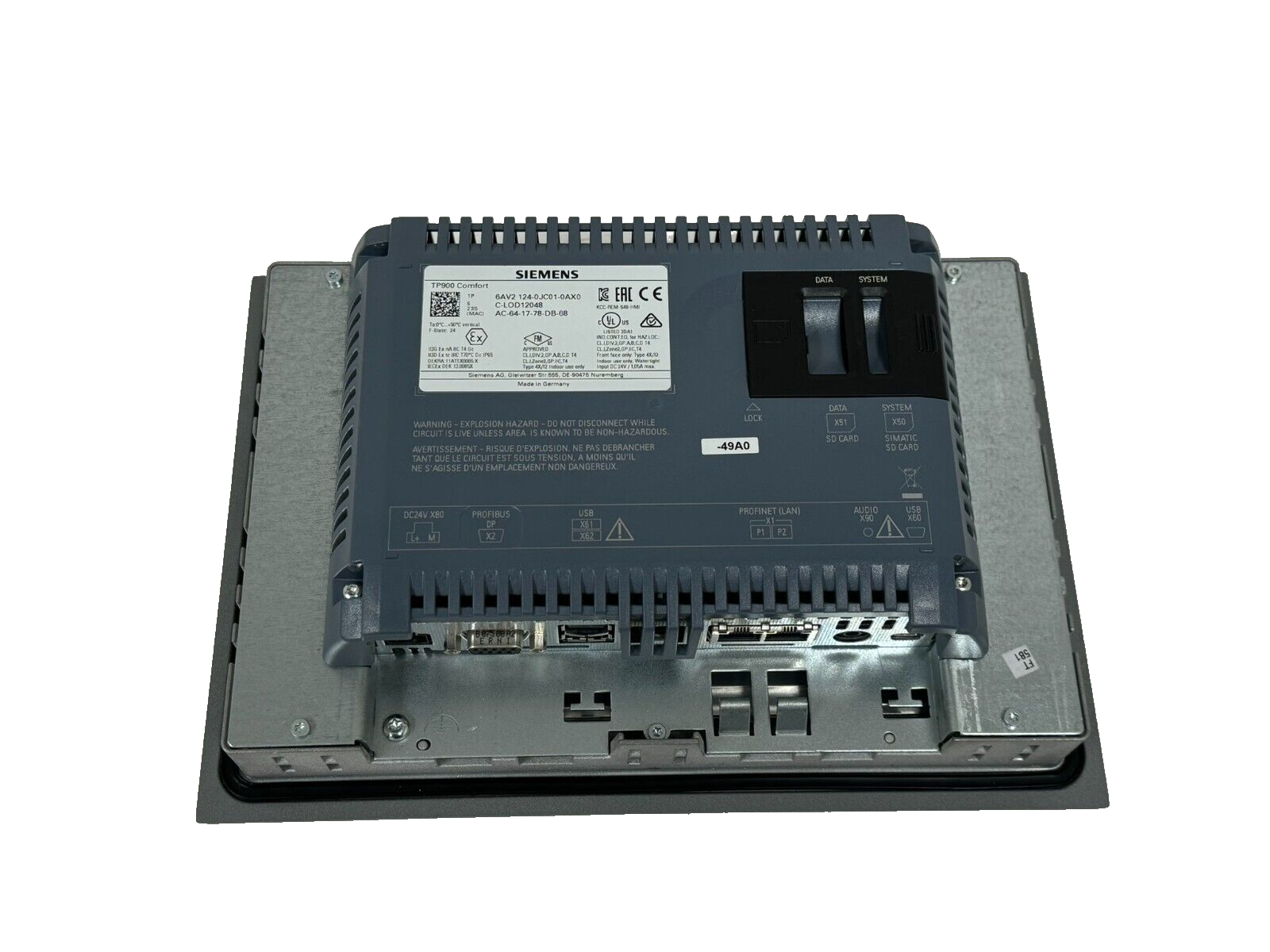 NEW SIEMENS 6AV2124-0JC01-0AX0 TP900 COMFORT PANEL 6AV2 124-0JC01-0AX0 - Image 4