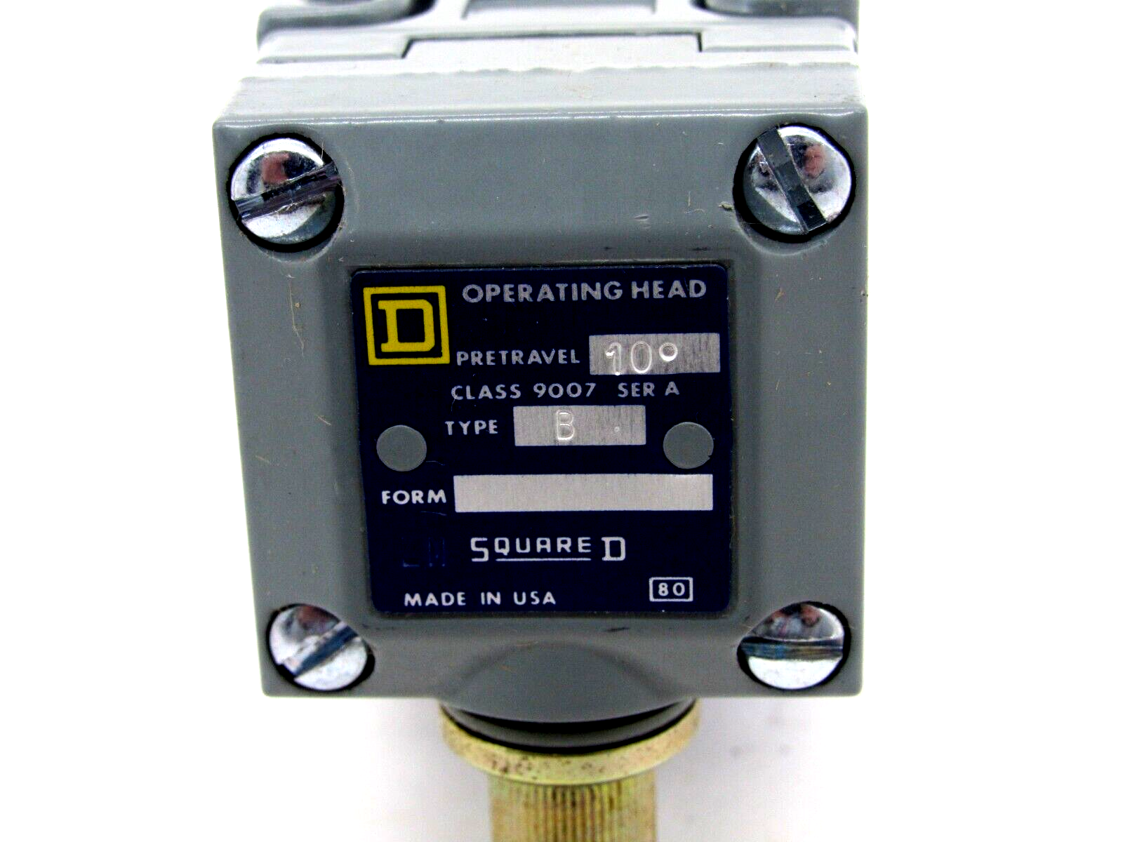 NEW SQUARE D 9007-C54B2 LIMIT SWITCH SERIES A 9007C54B2 - Image 4