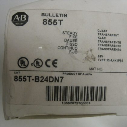New Allen Bradley 855T-B24DN7 Stack Light 855TB24DN7