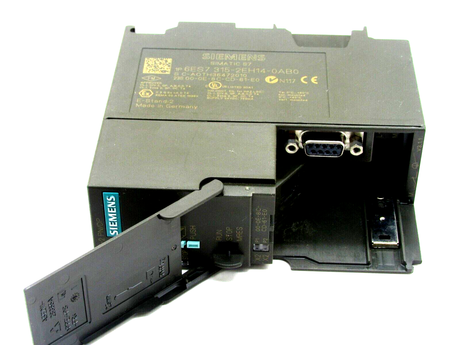 USED SIEMENS 6ES7 315-2EH14-0AB0 CENTRAL PROCESSING UNIT 6ES73152EH140AB0 - Image 4