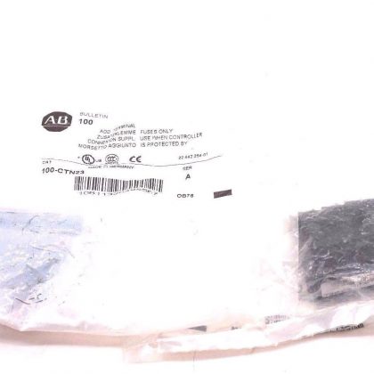 2 NEW ALLEN BRADLEY 100-CTN23 ADD TERMINAL SER.A 100CTN23