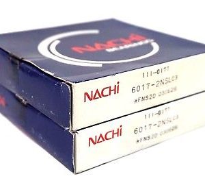 2 NEW NACHI 6017-2NSL BALL BEARING 60172NSL