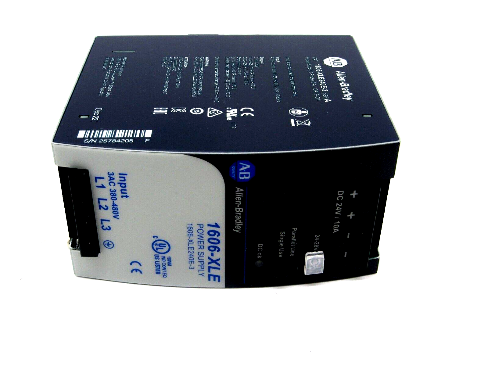 ALLEN BRADLEY 1606-XLE240E-3 POWER SUPPLY SER.A 1606XLE240E3 NEW SURPLUS - Image 3