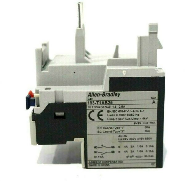 NEW ALLEN BRADLEY 193-T1AB25 OVERLOAD RELAY SER.A 193T1AB25 - Image 3