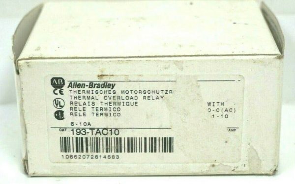 NEW ALLEN BRADLEY 193-TAC10 THERMAL OVERLOAD RELAY 193TAC10 - Image 3