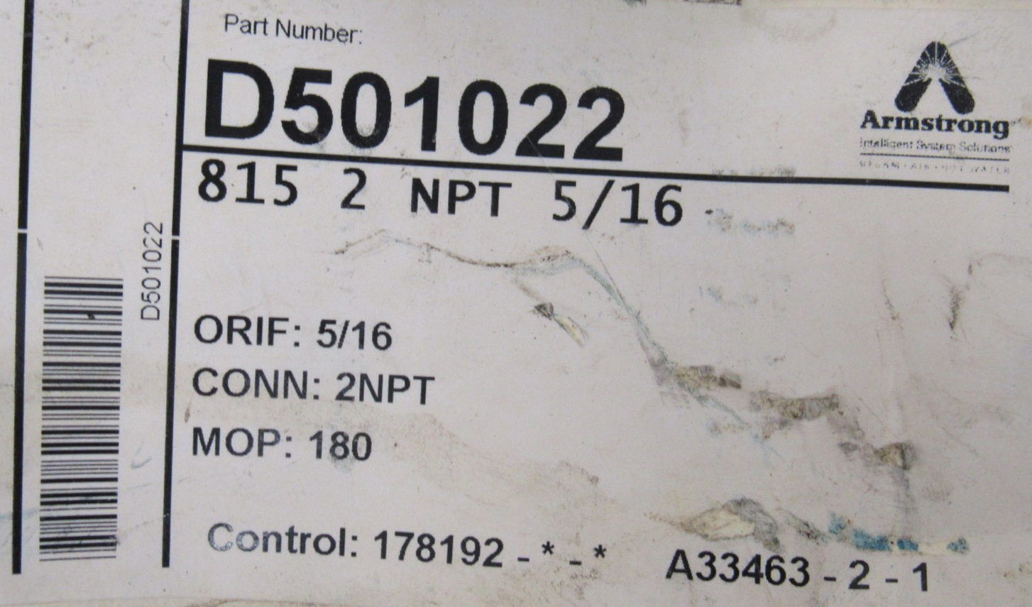 NEW ARMSTRONG D501022 INVERTED 815 STEAM TRAP 2" - Image 5