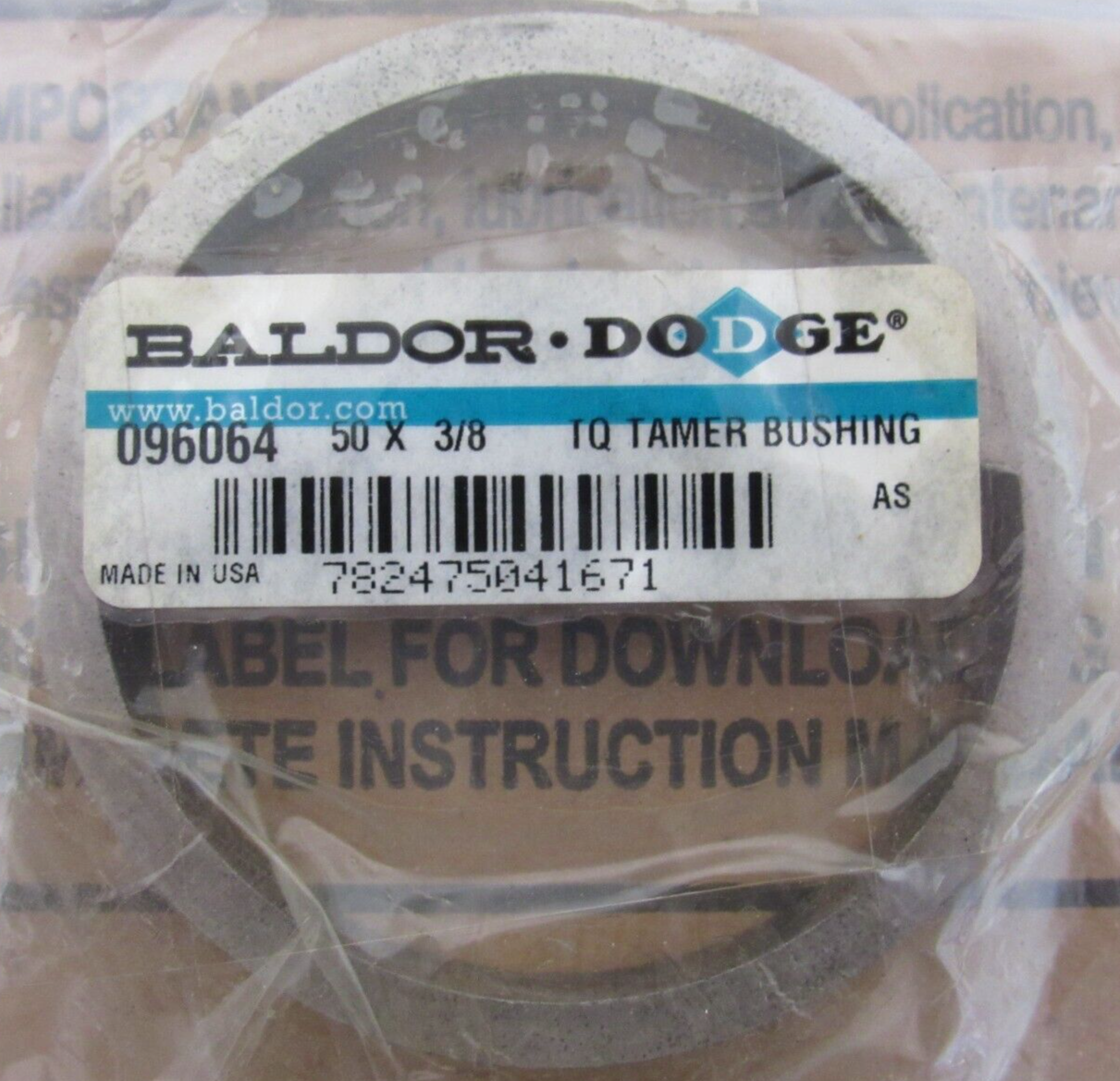 NEW BALDOR 096022 CLUTCH BRAKE 50X1-1/2IN WITH 096166 50TT625 SPROCKET 096064 - Image 4