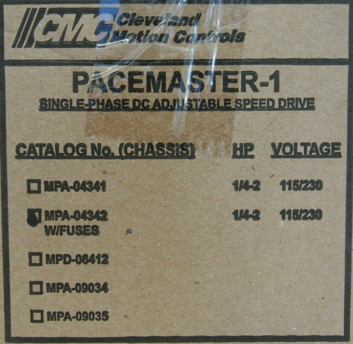 NEW CLEVELAND MOTION CONTROL MPA-04342 SPEED DRIVE 2HP C41-12042CA MPA04342 - Image 7