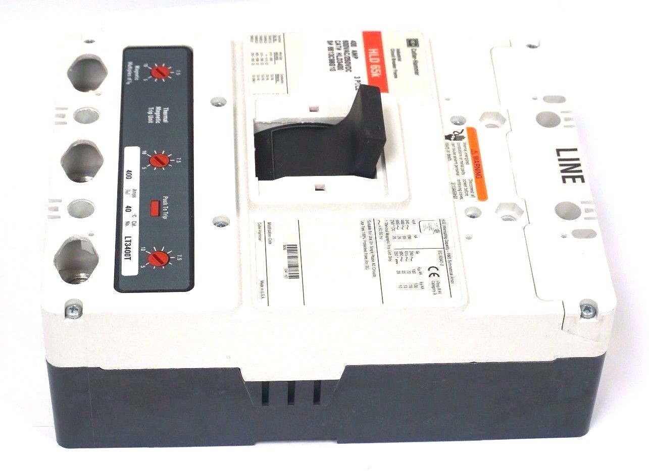 NEW CUTLER HAMMER HLD3400 CIRCUIT BREAKER 400A, 3 POLE, W/ LT3400T TRIP UNIT - Image 3