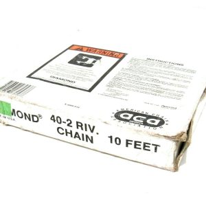NEW DIAMOND 40-2-RIV ROLLER CHAIN 10' 402RIV