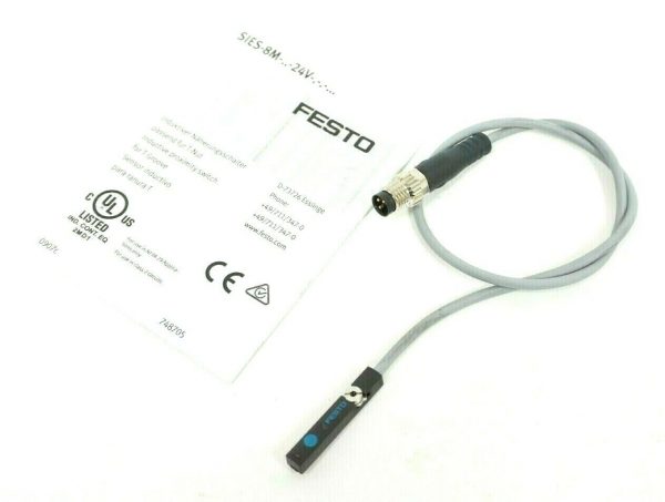 NEW FESTO SIES-8M-PO-24V-K-0,3-M8D PROXIMITY SENSOR SIES8MPO24VK03M8D