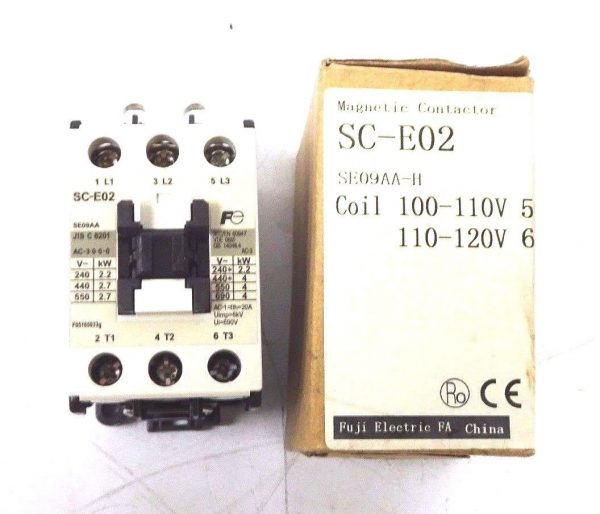 NEW FUJI ELECTRIC SC-E02 MAGNETIC CONTACTOR SCE02