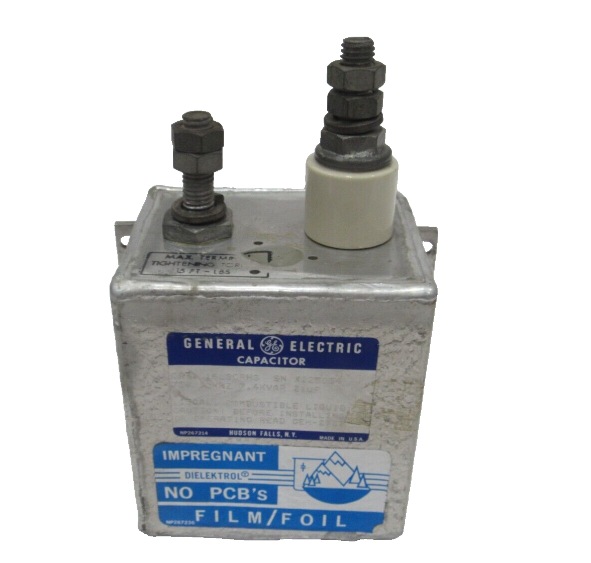 NEW GENERAL ELECTRIC 16L30RH3 CAPACITOR 75V 10KHZ 7.4KVAR - Image 4