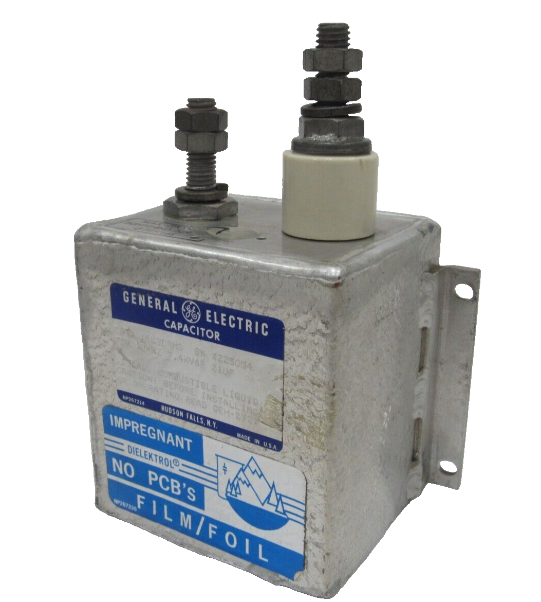 NEW GENERAL ELECTRIC 16L30RH3 CAPACITOR 75V 10KHZ 7.4KVAR