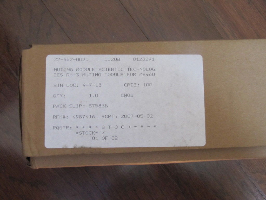 NEW SCIENTIFIC TECHNOLOGIES INC RM-3 MUTING MODULE - Image 3