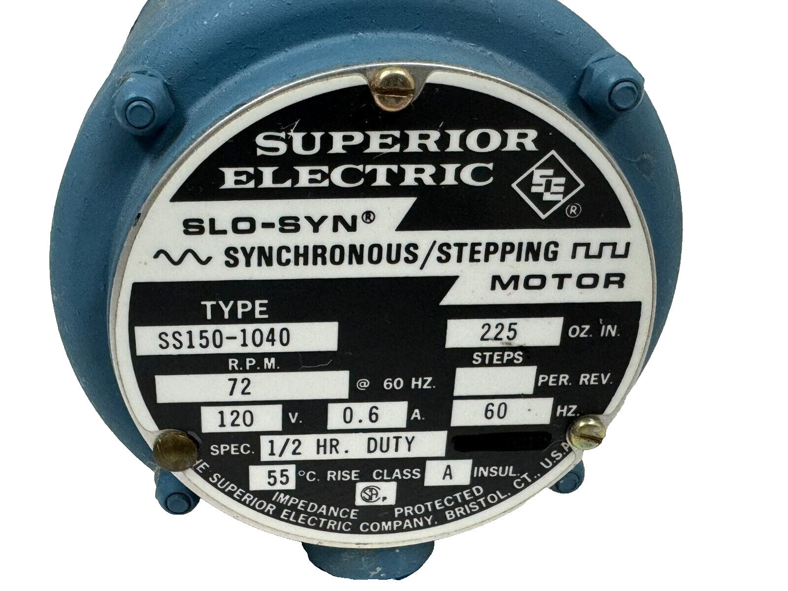 NEW SUPERIOR ELECTRIC SS150-1040 STEPPING MOTOR 120V/60HZ - Image 5