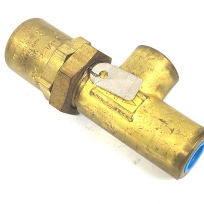 NEW TELEDYNE 637B-2-1/2-2 PRESSURE RELIEF VALVE TYPE S6 1/2" 637B21/22