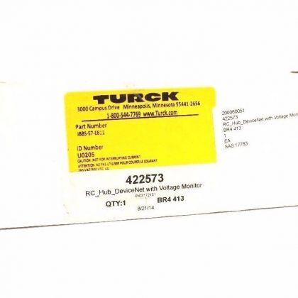 NEW TURCK JBBS-57-E811 JUNCTION BOX U0205 JBBS57E811