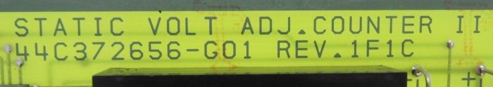 USED GENERAL ELECTRIC 44C372656-G01 VOLTAGE BOARD REV.1F1C 44C372656G01 - Image 4