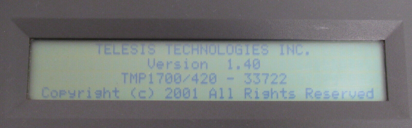 USED TELESIS TMC420 PINSTAMP MARKING CONTROLLER TMP1700/420-33722 - Image 5