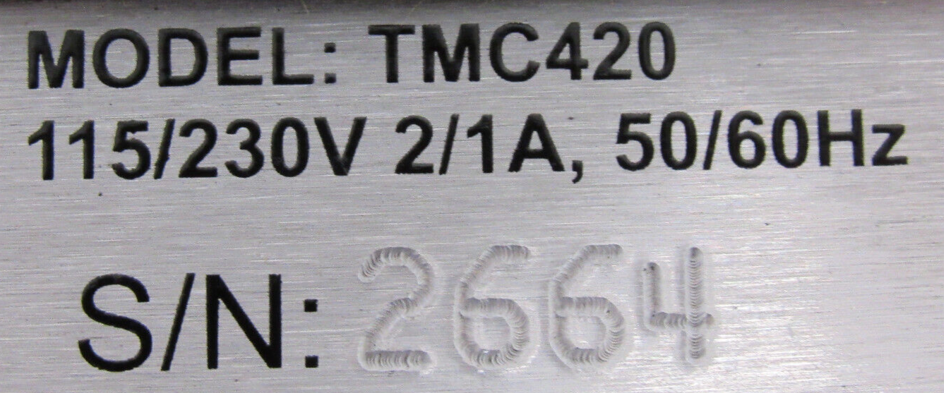 USED TELESIS TMC420 PINSTAMP MARKING CONTROLLER TMP1700/420-33722 - Image 6