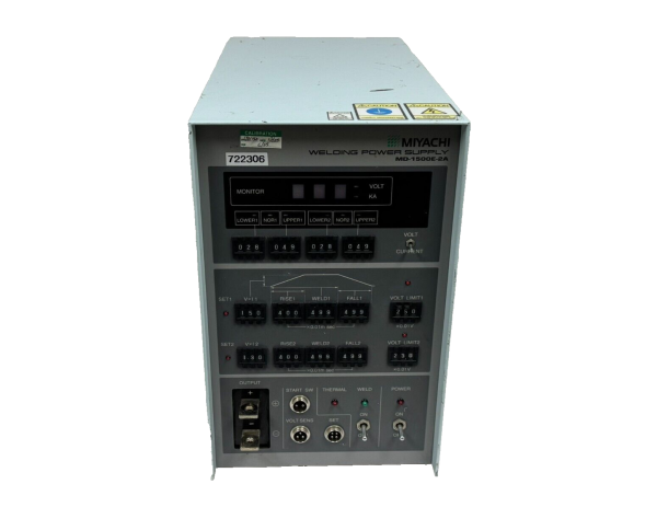 USED UNITEK MIYACHI MD-1500E-2A WELDING POWER SUPPLY MD1500E2A - SB ...