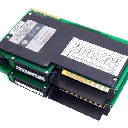 2 USED ALLEN BRADLEY 1771-0B SER. B OUTPUT MODULES 17710B